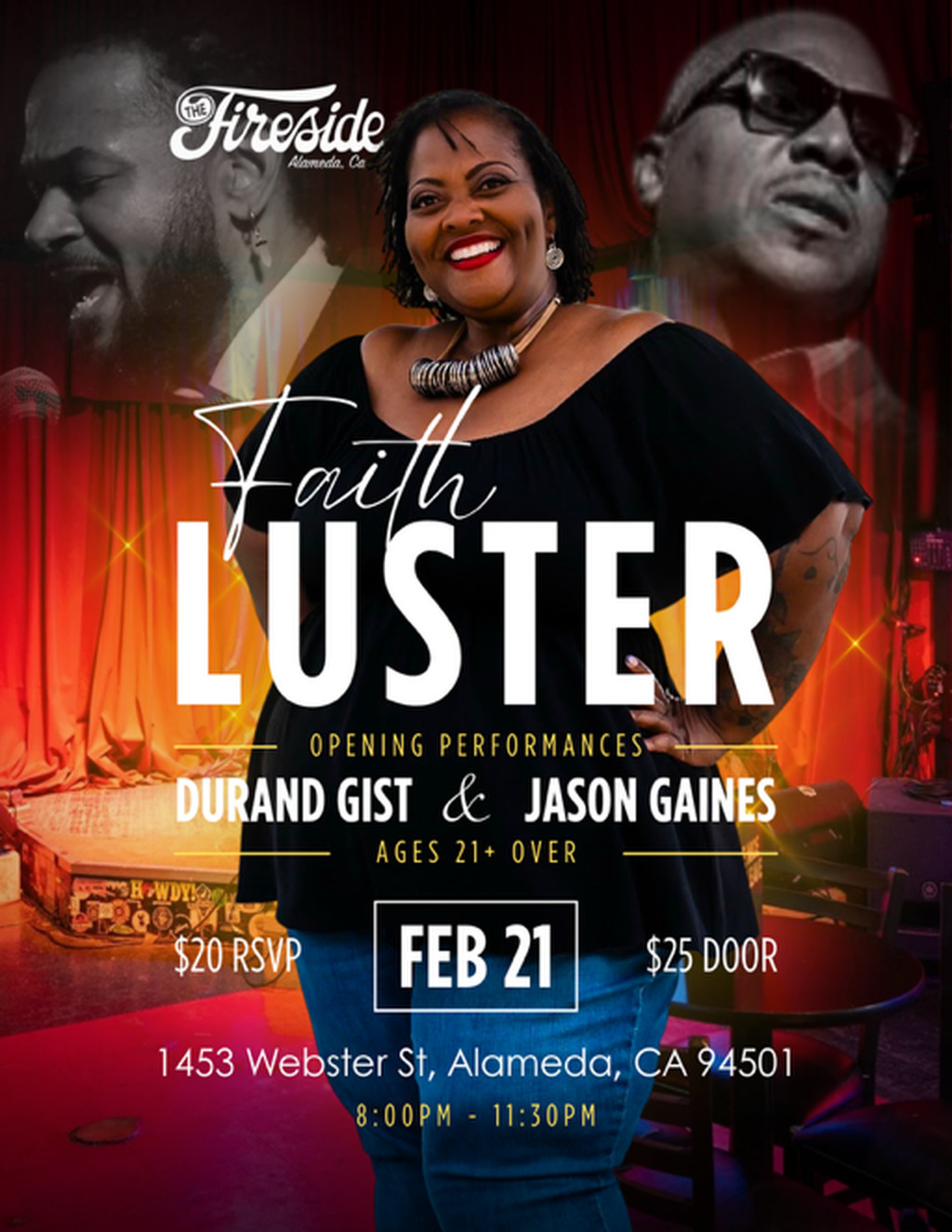 Faith Luster with Durand Gist & Jason Gaines