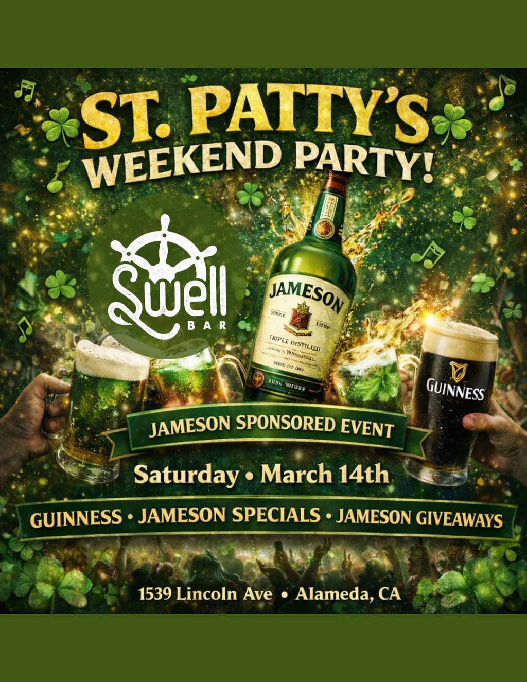 ST. PATTY'S WEEKEND PARTY!